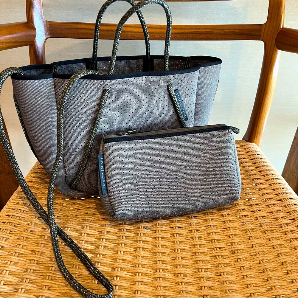 Everyday bag with matching pouch